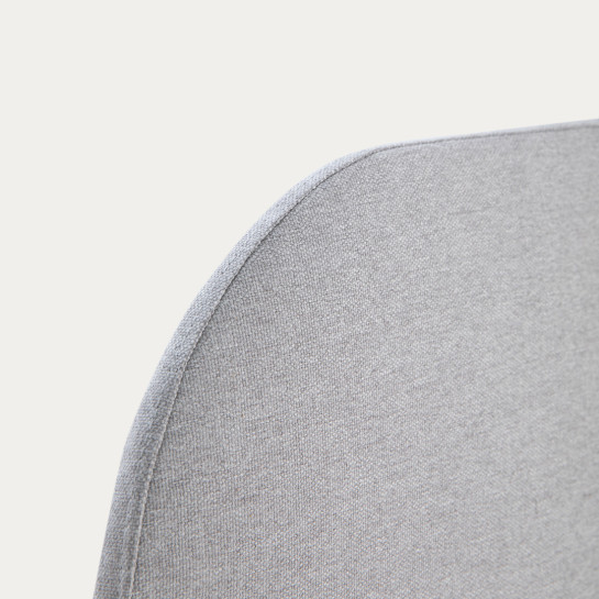 kenay home Cabecero tapizado 150/160 gris Envío internacional gratuito