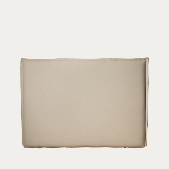 kenay home Cabecero tapizado desenfundable 150/160 beige Limitado a 3 días