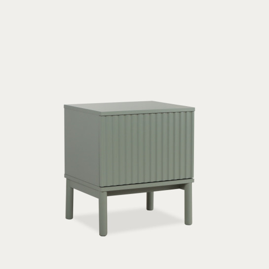 kenay home Mesita de noche verde invierno 1 cajón Devoluciones gratuitas