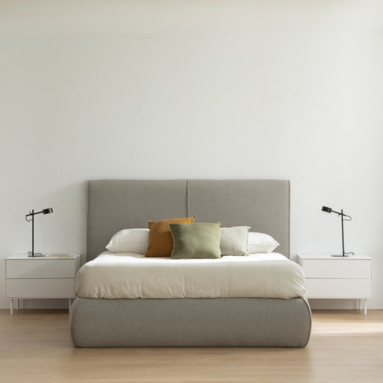 kenay home Cama tapizada gris 180 Outlet online