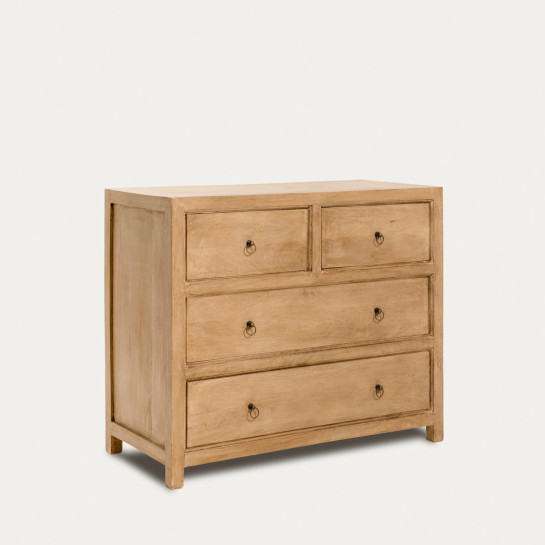 kenay home Cómoda natural 4 cajones Ofertas