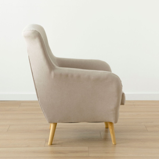 kenay home Butaca tapizada beige Rebajas online