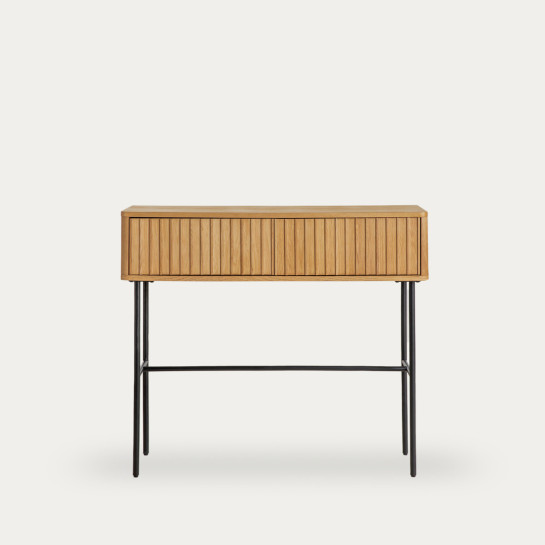 kenay home Consola roble 2 cajones Devoluciones gratuitas