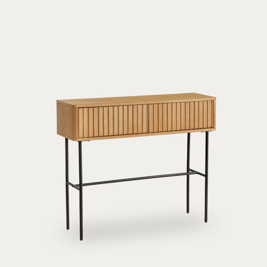 kenay home Consola roble 2 cajones Devoluciones gratuitas