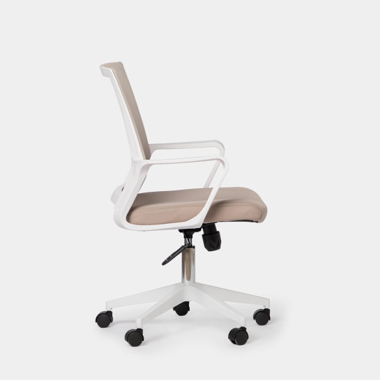 kenay home Silla de escritorio tapizada beige En línea