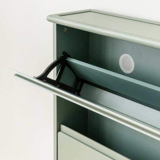kenay home Zapatero verde Gran oferta