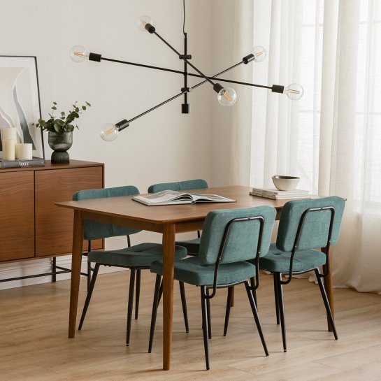 kenay home Silla tapizada azul Ventas relámpago
