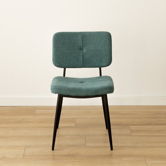 kenay home Silla tapizada azul Ventas relámpago