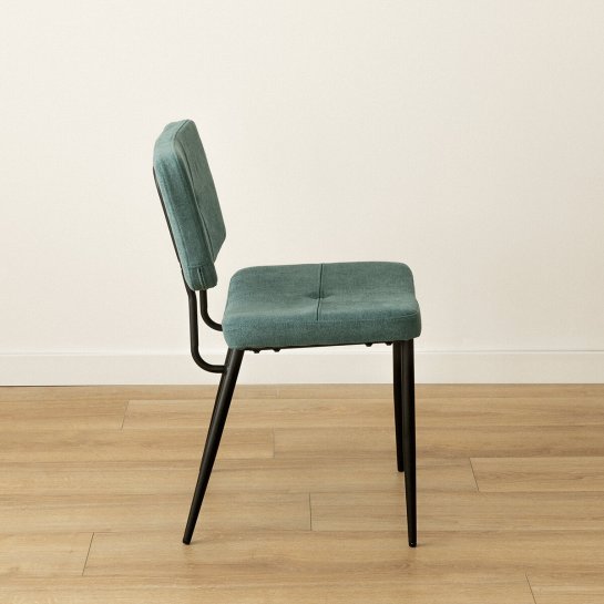 kenay home Silla tapizada azul Ventas relámpago
