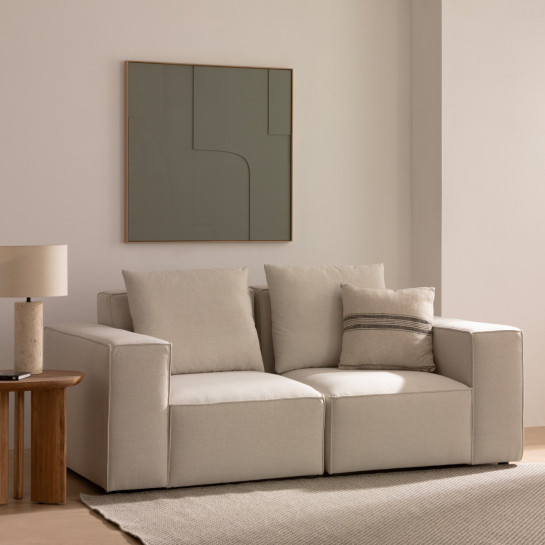 kenay home Sofá 2 plazas perla Última moda