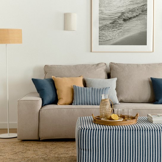 kenay home Sofá rinconera 7 plazas personalizable Rebajas baratas