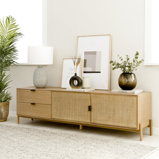 kenay home Mueble TV 185 roble Descuento