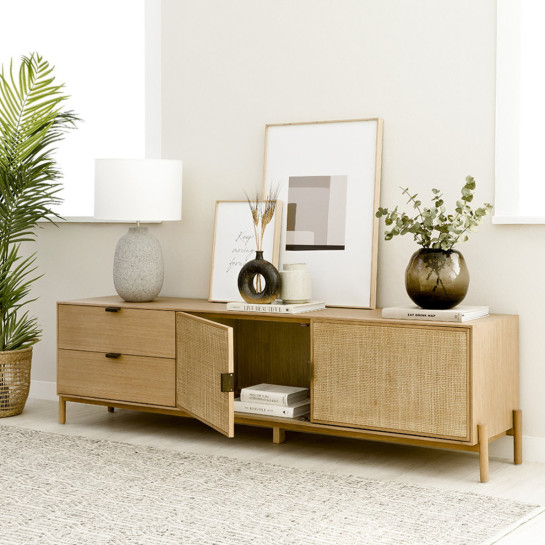 kenay home Mueble TV 185 roble Descuento