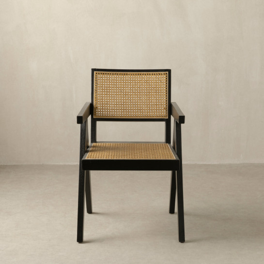 kenay home Silla ratán negra Rebajas online