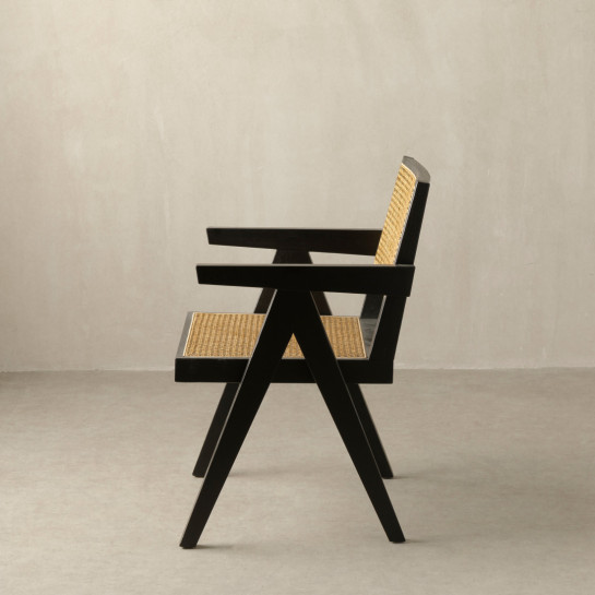 kenay home Silla ratán negra Rebajas online