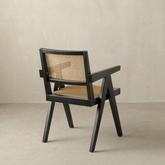kenay home Silla ratán negra Rebajas online