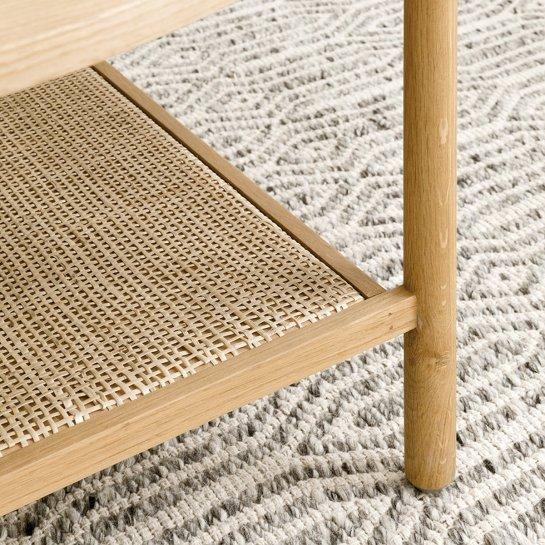 kenay home Mesa de centro redonda roble 80 Precio de fábrica