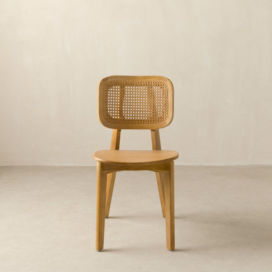 kenay home Silla madera - ratán natural Promoción por tiempo limitado