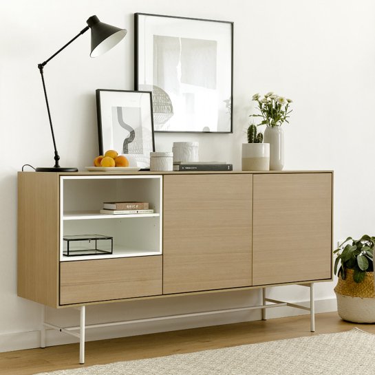 kenay home Aparador 160 whitewash Ofertas de temporada