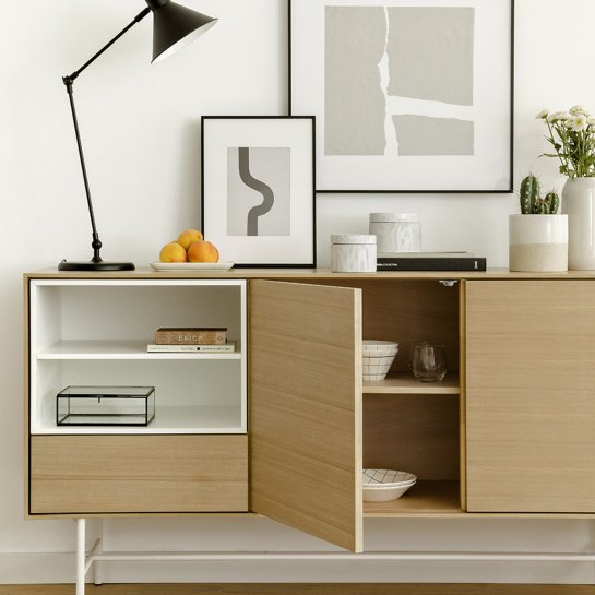 kenay home Aparador 160 whitewash Ofertas de temporada