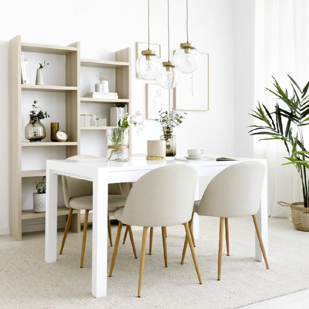 kenay home Mesa extensible blanca 140