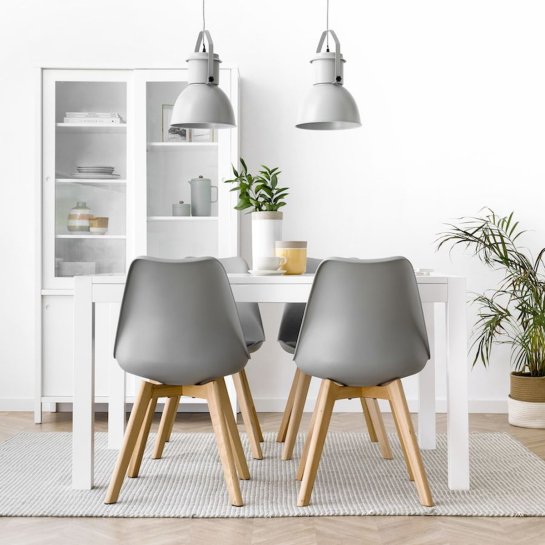 kenay home Mesa extensible blanca 140 Rebajas