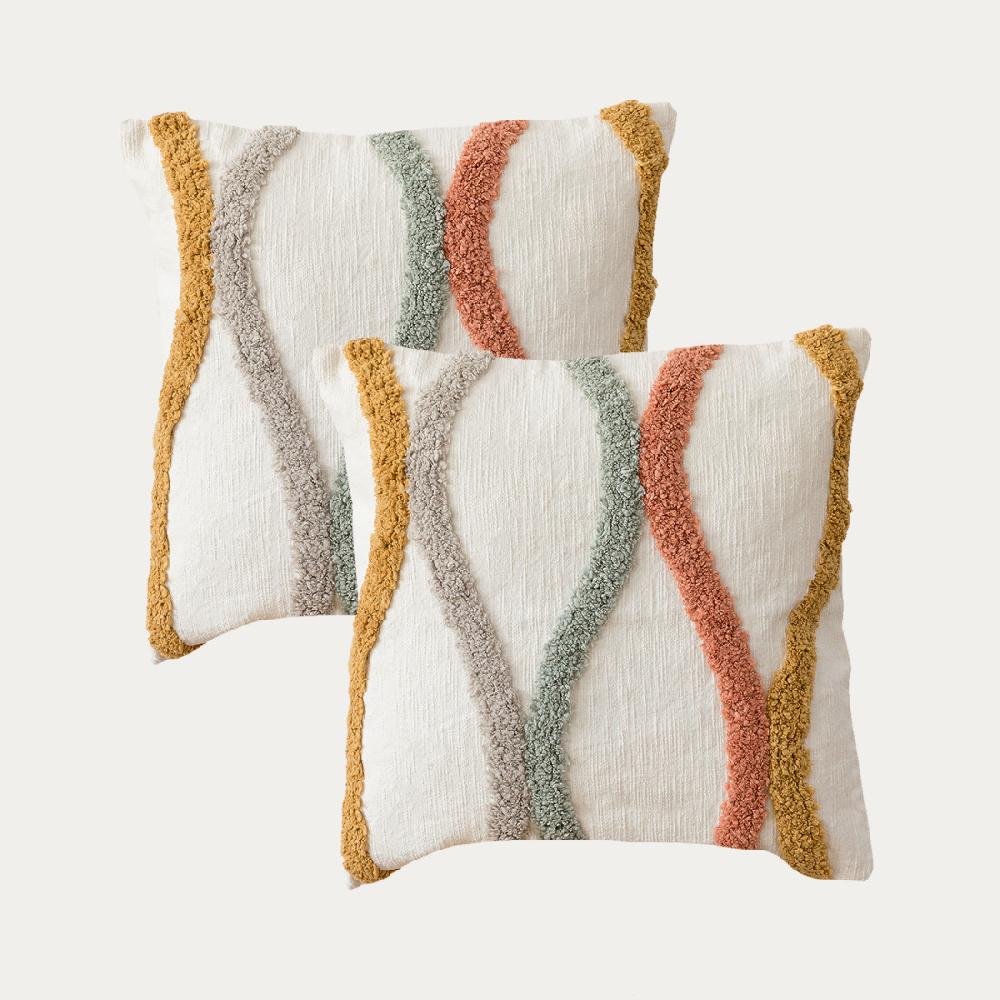 kenay home Pack 2 cojines multicolor Rebajas top