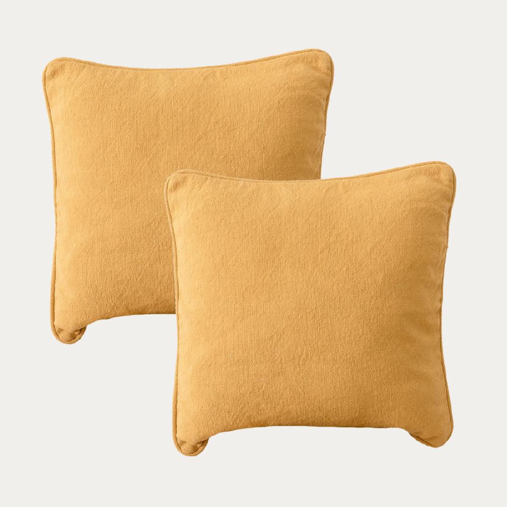 kenay home Pack 2 cojines mostaza Precio de fábrica