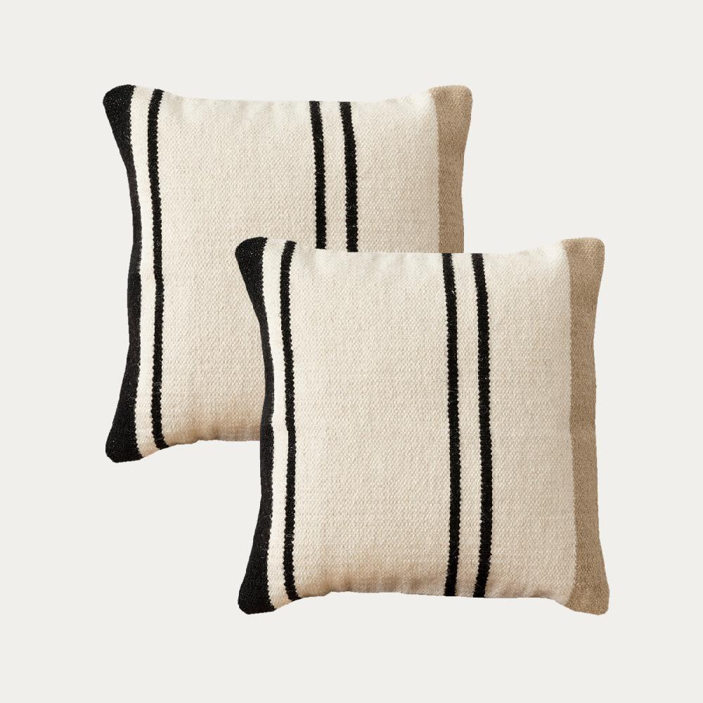 kenay home Pack 2 cojines beige Promoción por tiempo limitado