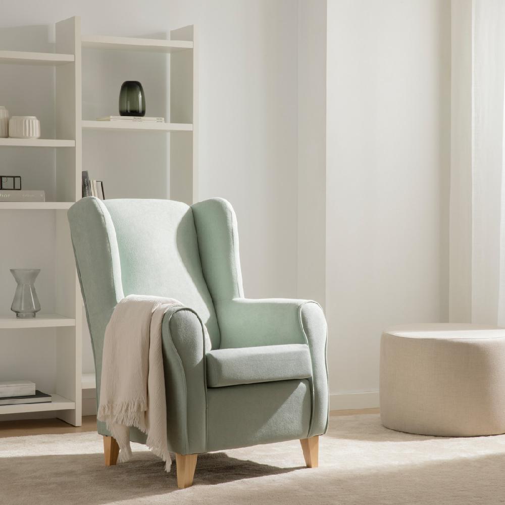 kenay home Butaca tapizada menta Oferta exclusiva