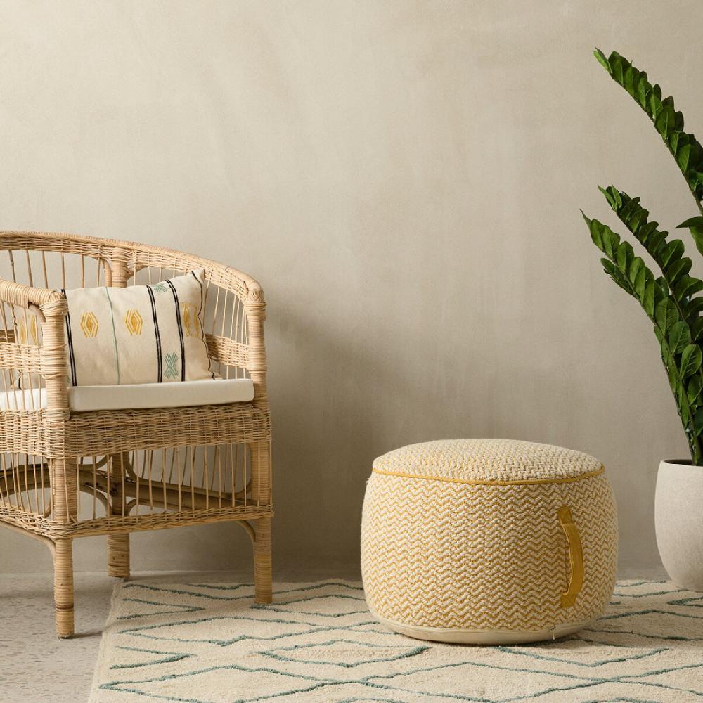 kenay home Puf mostaza Precio de fábrica
