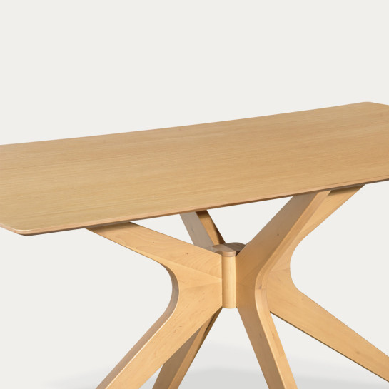 kenay home Mesa de comedor rectangular roble 160 Promoción por tiempo limitado
