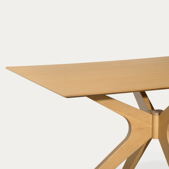 kenay home Mesa de comedor rectangular roble 160 Promoción por tiempo limitado