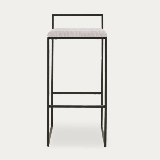 kenay home Taburete tapizado beige Solo hoy