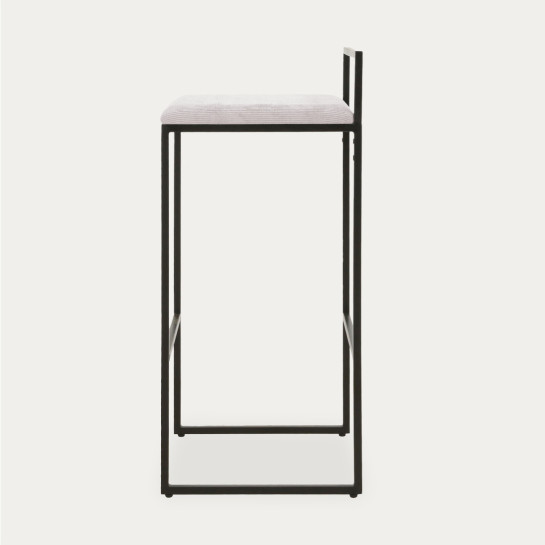 kenay home Taburete tapizado beige Solo hoy