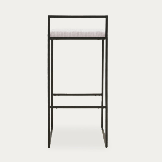 kenay home Taburete tapizado beige Solo hoy