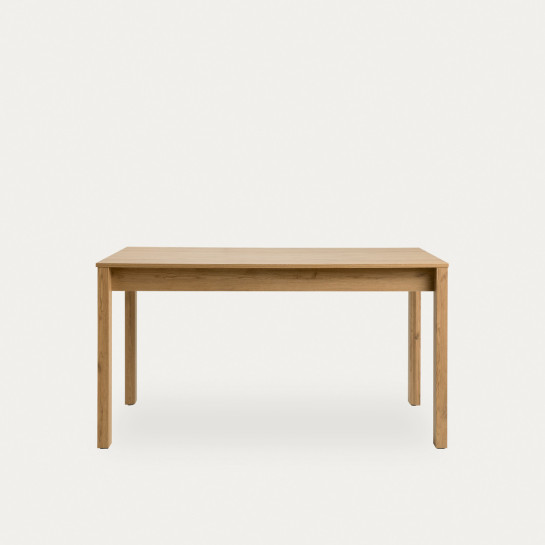 kenay home Mesa de comedor extensible rectangular natural 140 Grandes descuentos
