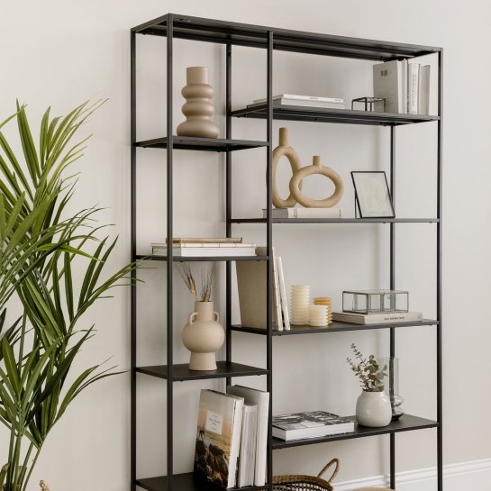 kenay home Estantería negra En oferta