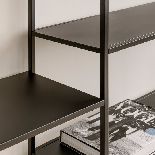 kenay home Estantería negra En oferta
