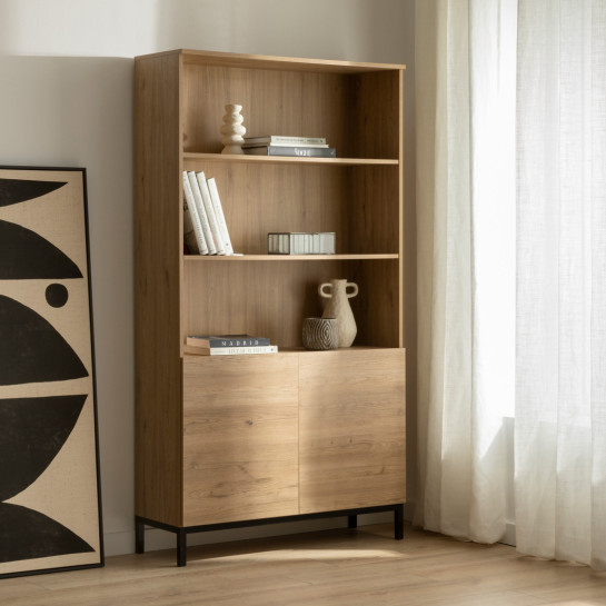 kenay home Estantería natural Oferta exclusiva