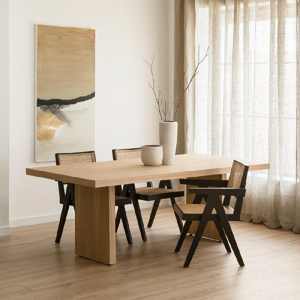 kenay home Mesa de comedor rectangular natural 220 En línea