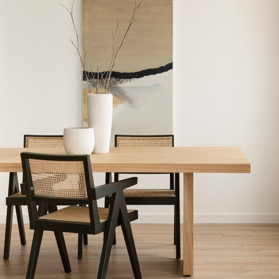 kenay home Mesa de comedor rectangular natural 220 En línea