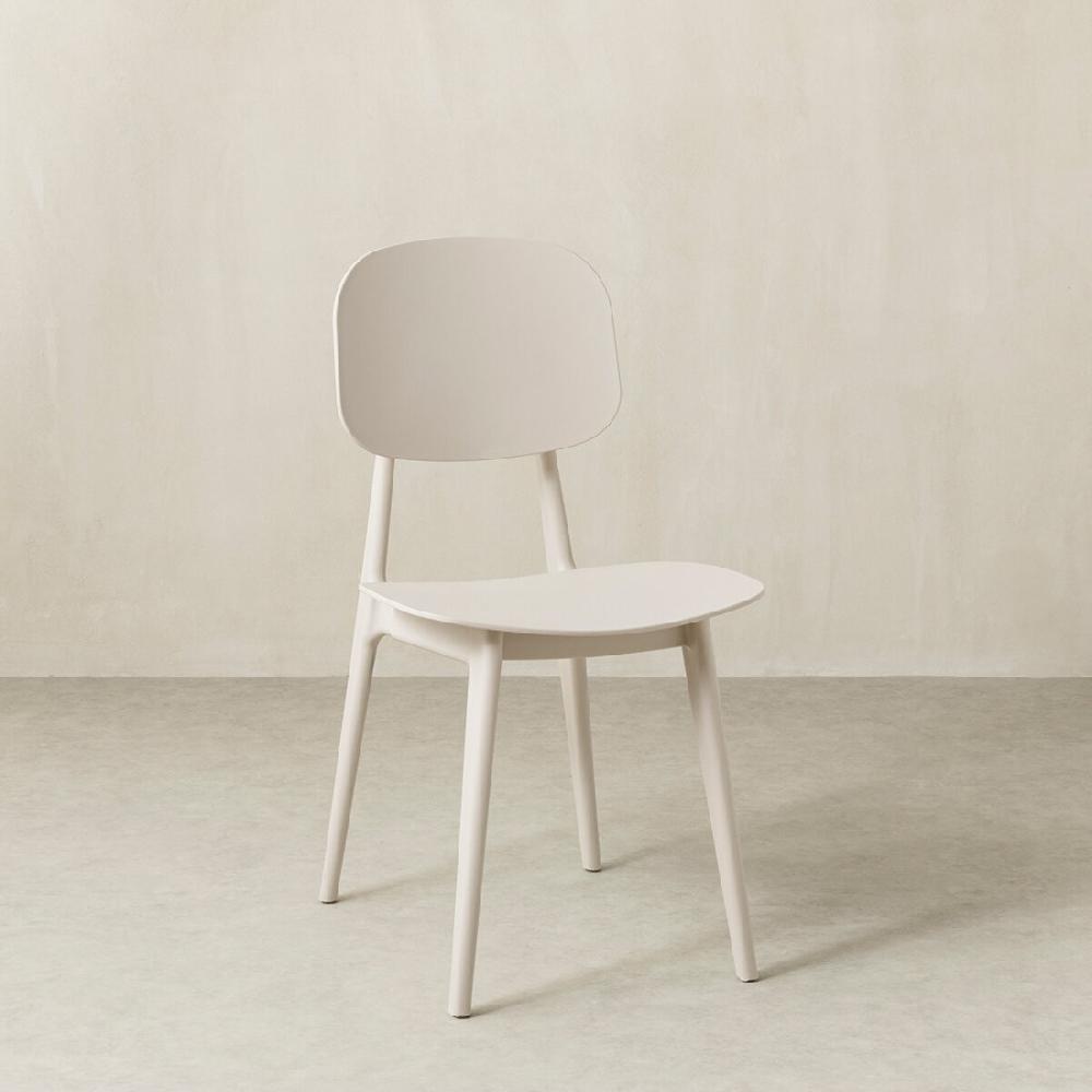 kenay home Silla polipropileno beige