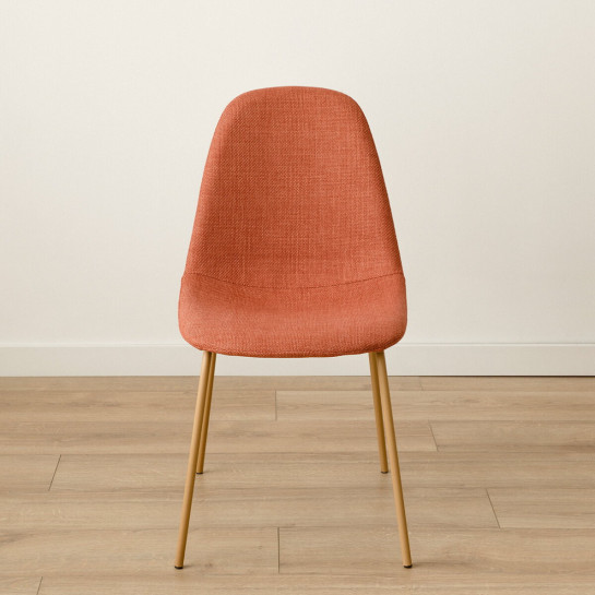 kenay home Silla tapizada terracota Liquidación