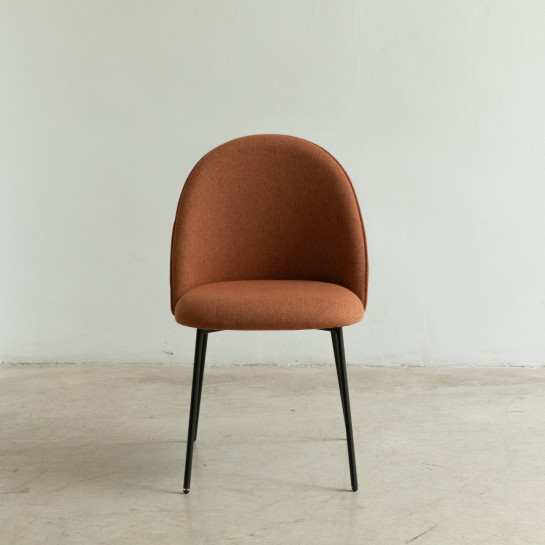kenay home Silla tapizada terracota Último día