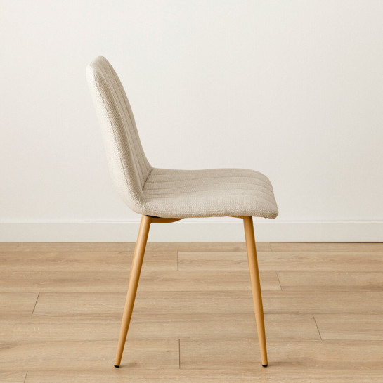 kenay home Silla tapizada beige Promoción trimestral