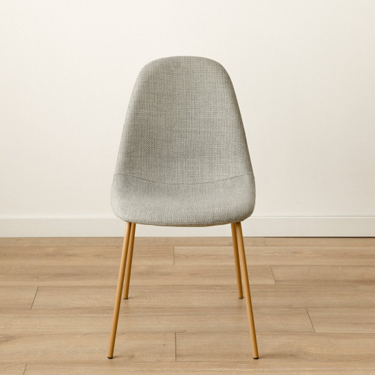 kenay home Silla tapizada gris Superdescuento
