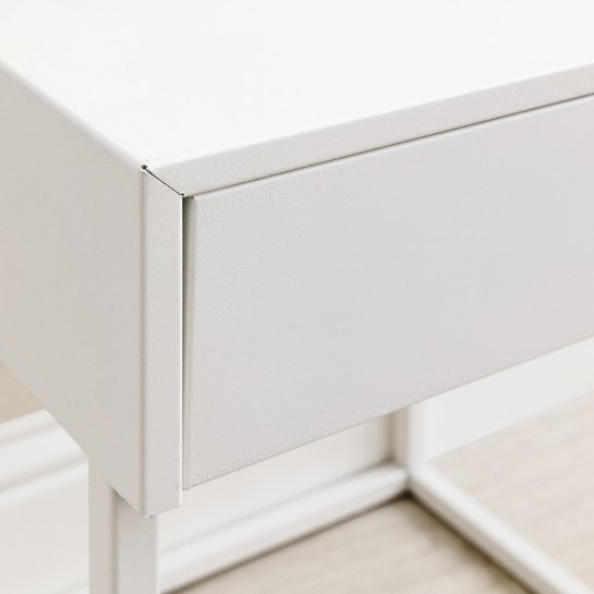 kenay home Mesita de noche blanca 1 cajón Liquidación