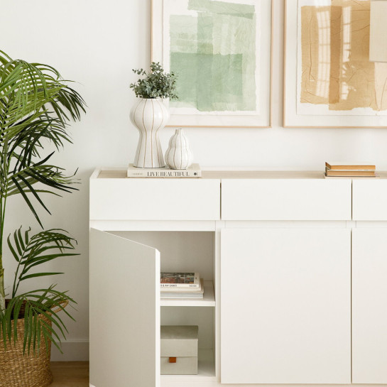 kenay home Aparador 150 blanco Precios de Black Friday