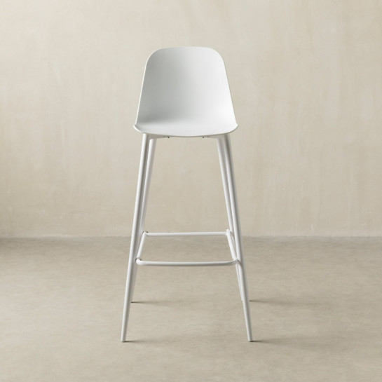 kenay home Taburete blanco En oferta